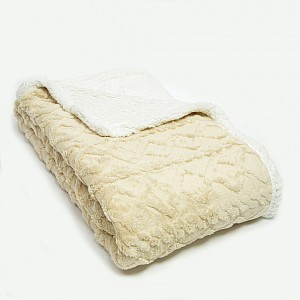 Beránková deka COSY 150x200 - Béžová