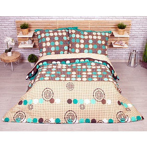 Francouzské povlečení 220x200+2x70x90 Circles