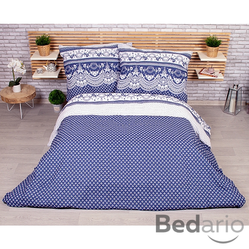 Francouzské povlečení 220x200+2x70x90 Canzone blue