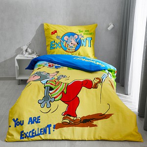 Bavlněné povlečení Exclusive 140x200+70x90 Myška