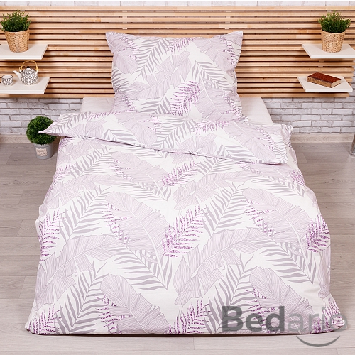 Bavlněné povlečení 140x200+70x90 Irina fialová