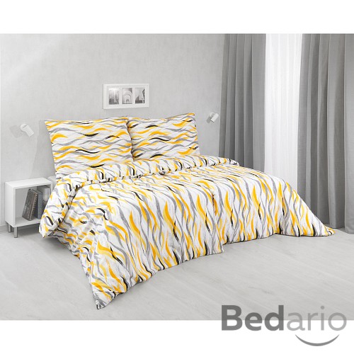 Bavlněné povlečení DELUXE 140x200+70x90 Plamen