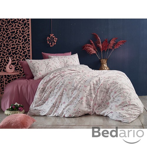 Krepové povlečení DeLuxe 140x200+70x90 Motýlci