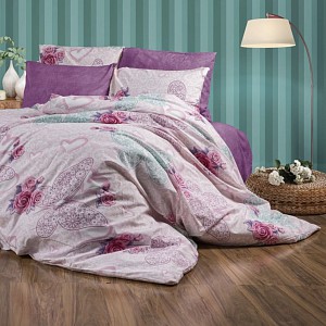 Bavlněné povlečení DELUXE 140x200+70x90 Romantik