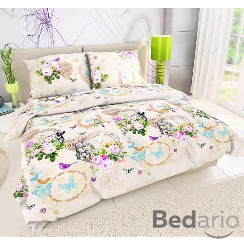 Bavlněné povlečení DELUX ORNELLA 140x200+70x90