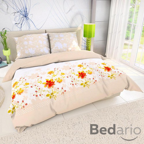 Bavlněné povlečení DELUX PRIMAVERA 140x200+70x90