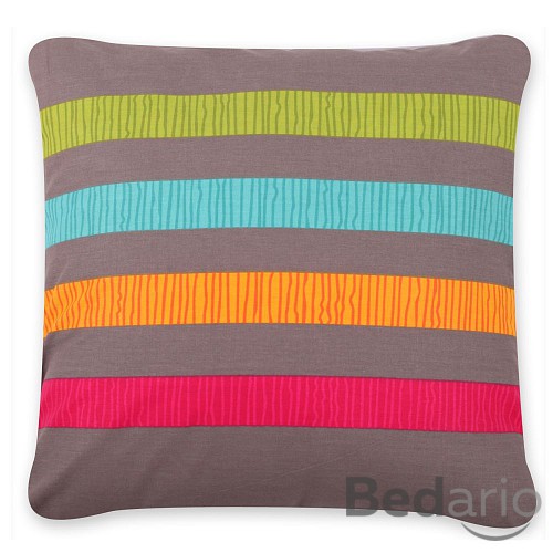 Povlak na polštářek ELLE bavlněný malina 40x40