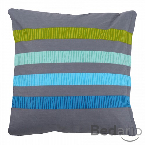 Povlak na polštářek ELLE bavlněný modrý 40x40