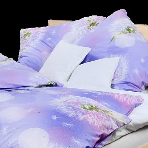 Bavlněný povlak pampeliška fialová 40x40