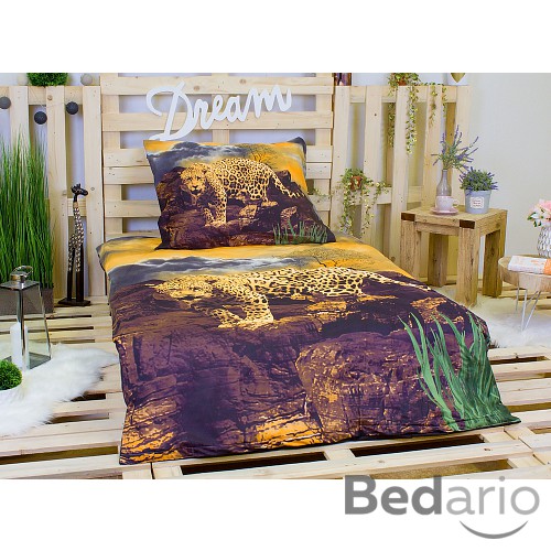 3D povlečení 140x200+70x90 Nespoutaná divočina