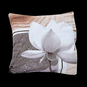 Bavlněný povlak leknín v písku 70x90