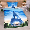 3D povlečení 140x200+70x90 Eiffel