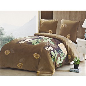 Sada povlečení na dvě lůžka 140x200+70x90 Brown rose