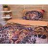 3D povlečení 140x200+70x90 Leopard