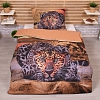 3D povlečení 140x200+70x90 Leopard