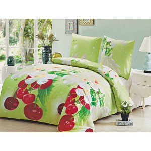 Povlečení 140x200+70x90 Cherry
