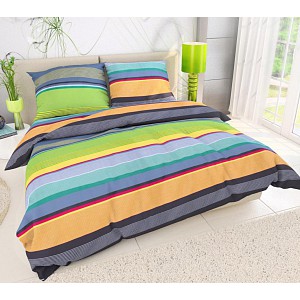 Francouzské bavlněné povlečení COLORS 220x200+2x70x90