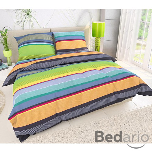 Francouzské bavlněné povlečení COLORS 220x200+2x70x90