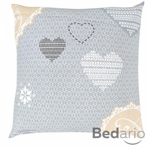 Bavlněný povlak DELUXE HEARTS 40x40