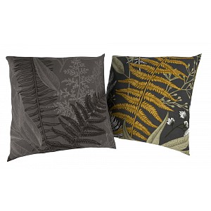 Sada 2 povlaků na polštář bavlněný satén KAPRADÍ - 40x40cm