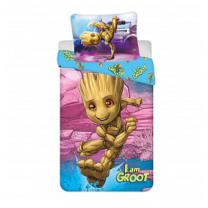 Bavlněné povlečení 140x200+70x90 I am Groot