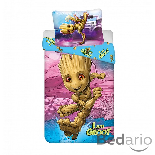 Bavlněné povlečení 140x200+70x90 I am Groot