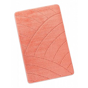 Koupelnová předložka 60x100cm oblouky lososové