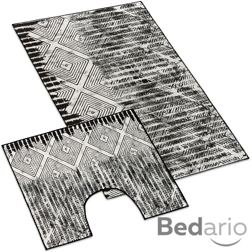 Koupelnová a WC předložka Kosočtverce 3D