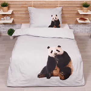 3D povlečení 140x200+70x90 Panda
