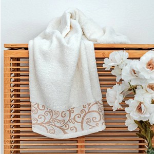 Froté ručník VENEZIA LUX - Krémová