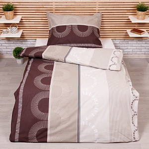 Bavlněné povlečení 140x200+70x90 Machiato