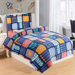 Mikroplyšové povlečení Premium 140x200+70x90 Plants