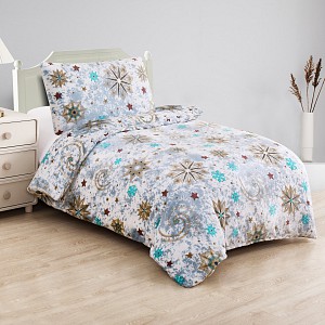 Mikroplyšové povlečení Premium 140x200+70x90 Chumelí se chumelí