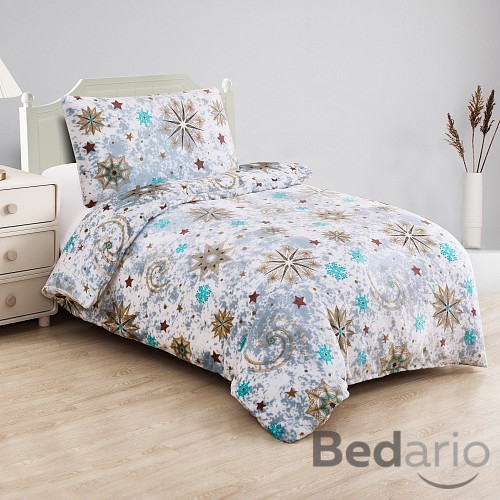 Mikroplyšové povlečení Premium 140x200+70x90 Chumelí se chumelí