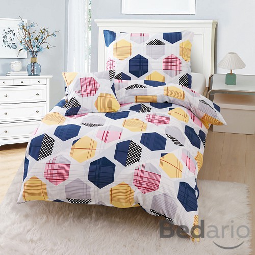 Třídílné microtop povlečení 140x200+70x90+40x40 Plástve