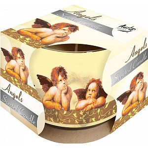 BISPOL SVÍČKA VE SKLE ANGELS 100G