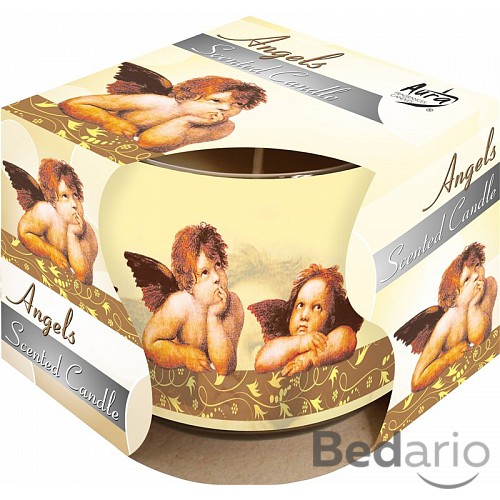 BISPOL SVÍČKA VE SKLE ANGELS 100G