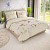 Francouzské bavlněné povlečení DELUX 200x200+70x90 BOTANICA smetanová