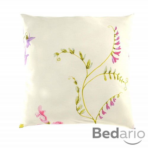 Povlak na polštář hladká bavlna DELUX BOTANICA smetanová - 40x40cm