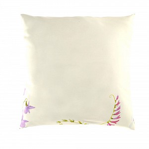 Povlak na polštář hladká bavlna DELUX BOTANICA smetanová - 40x40cm