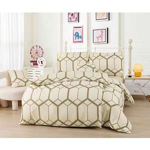 Šestidílné microtop povlečení 140x200+70x90+40x40 Honey