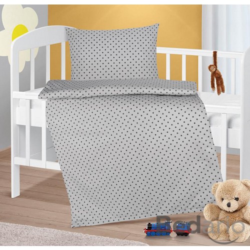 Dětské bavlněné povlečení 90x135+45x60  Malé hvězdičky