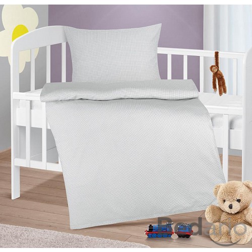 Dětské bavlněné povlečení 90x135+45x60 Kostičky