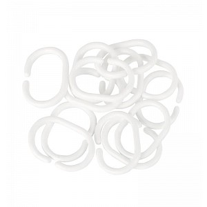 Kroužky na sprchový závěs - 5x3,5 cm