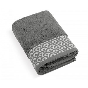 PRÉMIOVÝ Froté ručník kolekce Krajka 50x100 Šedý