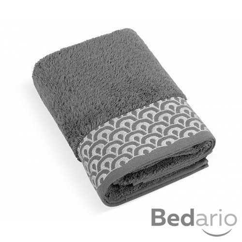 PRÉMIOVÝ Froté ručník kolekce Krajka 50x100 Šedý