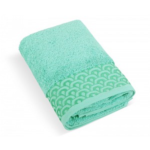 PRÉMIOVÁ Froté osuška kolekce Krajka 70x140 cm Tyrkysová