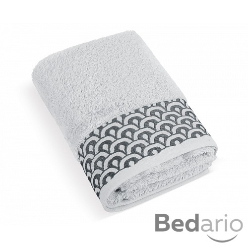 PRÉMIOVÁ Froté osuška kolekce Krajka 70x140 cm Světe šedá