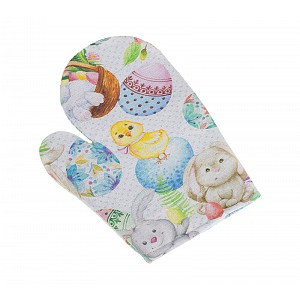 Kuchyňská chňapka Velikonoce 28x18 cm - Zajíček