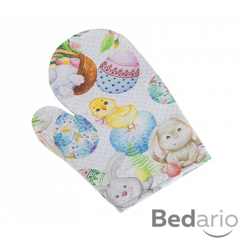 Kuchyňská chňapka Velikonoce 28x18 cm - Zajíček